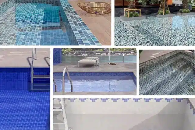 creative cascades swimming pool mosaics